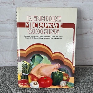 Vintage 1981 Sears Kenmore Microwave Cookbook Spiral Hardcover Recipes - Imagen 1 de 9