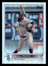 2022 Topps Update Sergio Romo #US322 Rainbow Foil Seattle Mariners