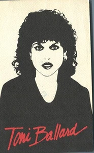 Toni Ballard Jazz Singer 1984 Advertising Postcard - Picture 1 of 2