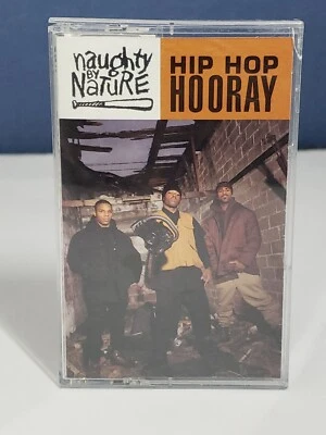 NAUGHTY BY NATURE Hip Hop Hooray Cassette Tape hip hop rap Tommy Boy record 1993 - Image 1 of 4