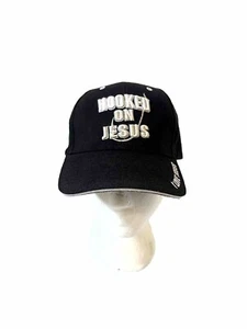 Santo Cap Hooked On Jesus I Love Jesus One Size Adjustable Ball Cap Hat - Picture 1 of 8
