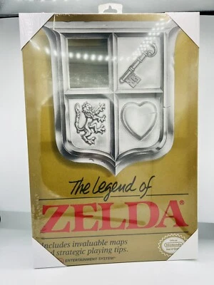 Nintendo The Legend Of Zelda Nes Box Art Canvas Wall Print Decor 19x13 Inches - Image 1 of 4