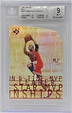 1997-98 Upper Deck UD3 Michael Jordan #MJ3-3 BGS 9 MINT Bulls HOF 3 Of 3
