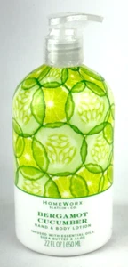 Homeworx Bergamot Cucumber Hand & Body Lotion with Shea Butter & Aloe 22 oz - Picture 1 of 2