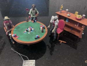 HAMILTON DEAD MANS MANO CRIPT POKER COLECCIÓN ESQUELETOS BAR/MESA - Imagen 1 de 21