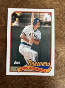 1989 Topps #338 Jim Adduci - Picture 1 of 2