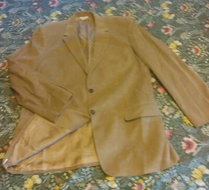 Joseph & Feiss Mens Cotton Corduroy Casual Jacket Blazer Coat | 46 L | Lt Brown - Picture 1 of 8