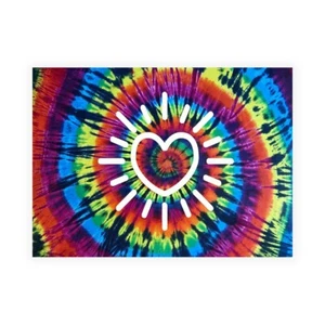 Stampa su Tela su Carta Poster o Quadro Kearns Molly Tie Dye Rainbow Radiant Hea - Imagen 1 de 2