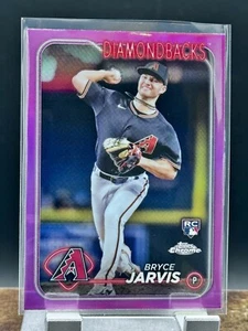 2024 Topps cromo - refractor rosa #75 Bryce Jarvis (RC) - Imagen 1 de 2