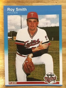 1987 Fleer Roy Smith Custom Card That Never Were Minnesota Twins WS Champs - Picture 1 of 2