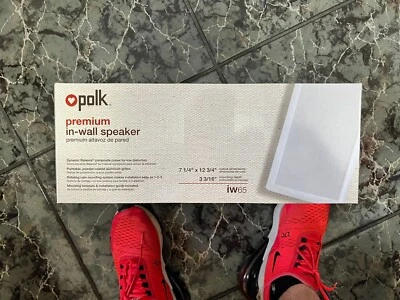 2x Polk Audio POLK iw65 Premium In-Wall In-Ceiling SPEAKERS Brand-New In Box NEW - Image 1 of 4