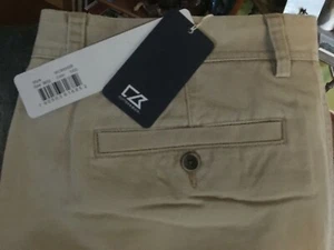1 of 8-Cutter And Buck Benton MCB00026 Corduroy Pants Mens Straight Leg NWT!! - Picture 1 of 7