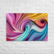 Color painting printed Canvas