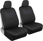 Motor Trend Super Sport Gray Faux Leather Seat Covers, Front Seats ? Modern Two-