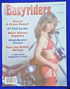 Easyriders #92 February 1981 Vintage Motorcycle Biker Magazine w/ David Mann Art - Picture 1 of 2