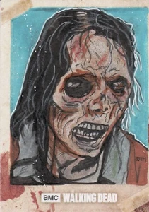The Walking Dead Season 8, Rich Hennemann Sketch Card 1/1 - Picture 1 of 2