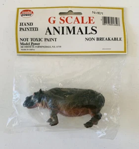 MODEL POWER G SCALE ANIMALS - HIPPO - #1671 - Picture 1 of 2