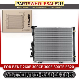 New Radiator w/ Trans.Oil Cooler for Mercedes-Benz 260E 300CE 300E 300TE E320 - Picture 1 of 8