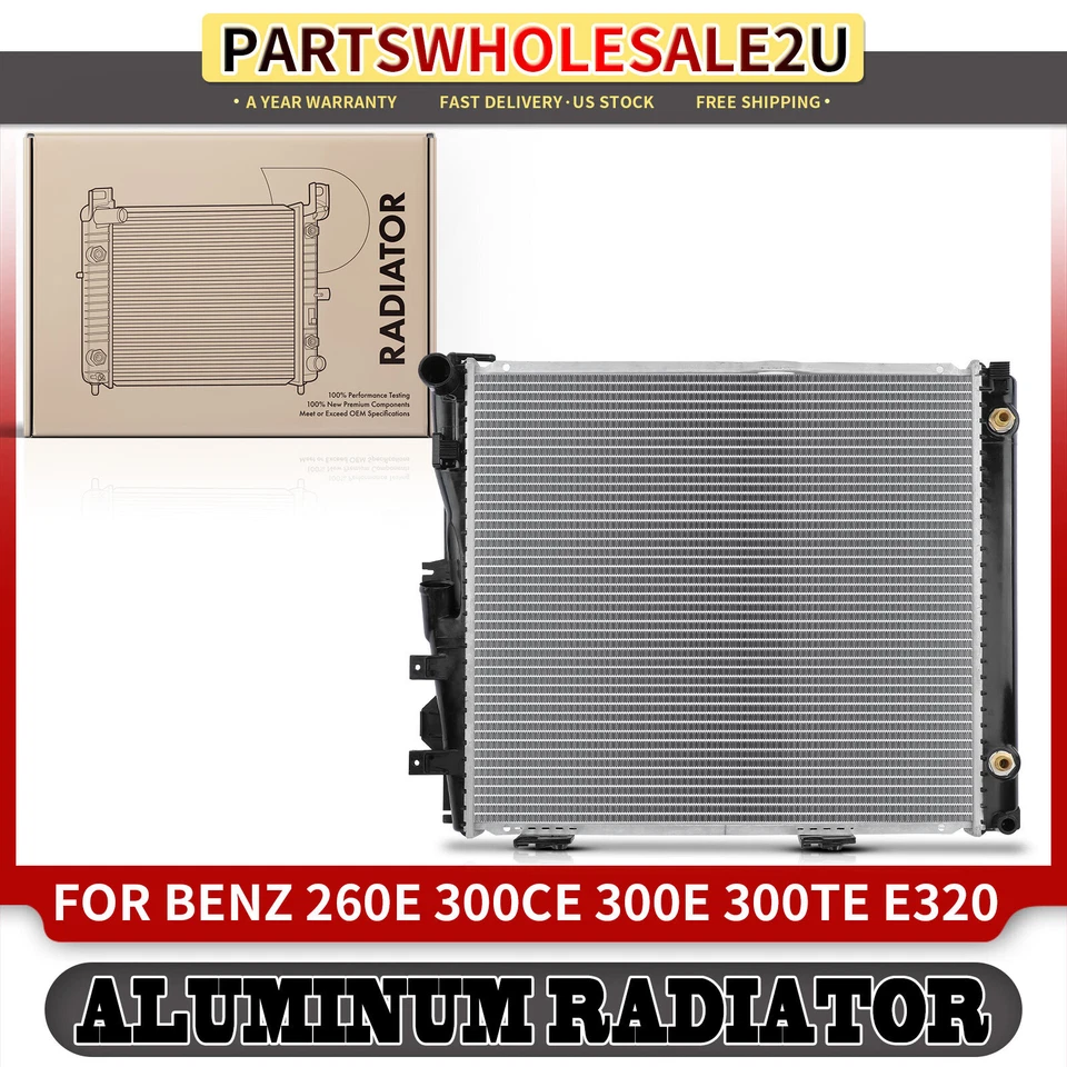 New Radiator w/ Trans.Oil Cooler for Mercedes-Benz 260E 300CE 300E 300TE E320 - Image 1 of 4