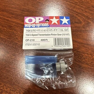 Out Of Print Rare Tamiya Tgx Speed Mission Pinion Gear 15 /19T. 53210 - Picture 1 of 15