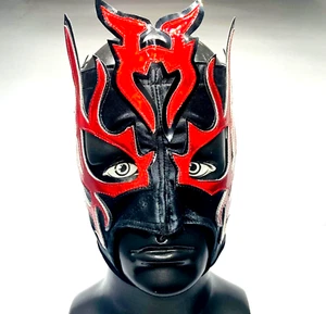 Women's Hiedra Semi Profesional Grade Wrestling Lucha Libre Mask Black Red - Picture 1 of 5