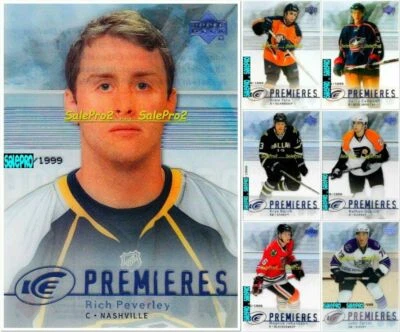 100++ UD ICE PREMIERES 2007 NHL RC ROOKIE /999 /1999 LOT .. U PICK FROM THE LIST - Image 1 of 3