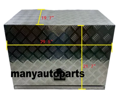 30"X20"X22" ATV Trailer Truck Pickup Underbody Underbed Tongue Tool Box+Lock Key Foto 1 de 4