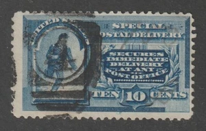 Scott # E2, Used, F, 10¢ Special Delivery, 1888, Duplex Cancel - Picture 1 of 2