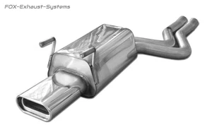 Sports Exhaust MERCEDES S CLASS W140 Bj.91-98 160x80 Flat Oval - Picture 1 of 2