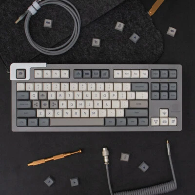 Revelation Keycap Gray XDA Profile 133pcs/Set For MX Keyboards GMK Copy Ver. - Image 1 of 4