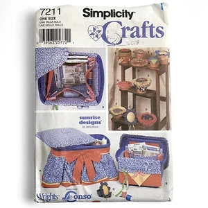 Simplicity Pattern 7211 "Sewing Accessories" Sunrise Designs Uncut 2002 - Picture 1 of 3