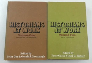 Historians at Work edited by Peter Gay & Gerald J. Cavanaugh Volume I & II 1972 - Foto 1 di 12