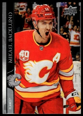 2020-21 Upper Deck Mikael Backlund #26 - Image 1 of 2
