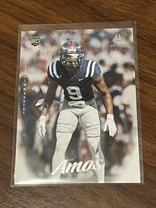 2025 Panini Luminance Trey Amos RC #163 Base Washington Commanders - Picture 1 of 2
