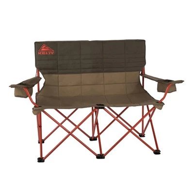 Camping Loveseat Bungee Chair for Two with Insulated Cup Holders and Tote - Image 1 of 4