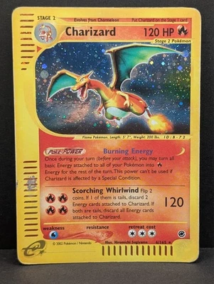 Charizard Holo Expedition Ultra Rare Pokemon TCG Nintendo e-Reader MP - Image 1 of 4