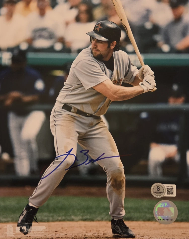 Лэнс Беркман из Houston Astros с автографом 8x10 сертификат подлинности BAS - Изображение 1 из 1