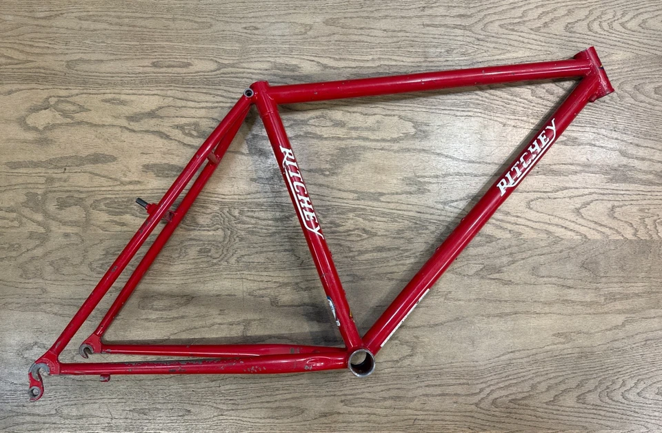 Ritchey Ascent Tange Prestige Steel Mountain Bike Frame Red - Image 1 of 4