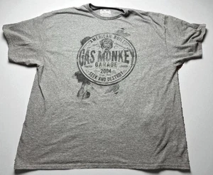 Graues T-Shirt Gas Monkey Garage Seek and Destroy Grafik Tee Herren Größe 2XL - Bild 1 von 5