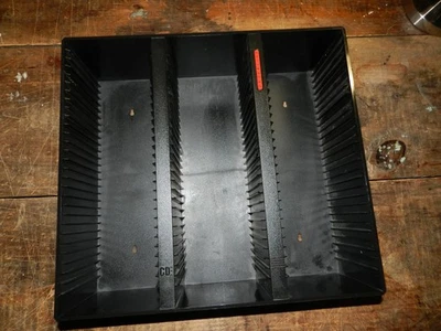 Laserline 90 CD CD90 Storage Case Wall Mount Rack Holder Black Plastic - Image 1 of 4