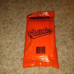 Vintage Rain Mate Baltimore Orioles Hooded Poncho NISP! - Picture 1 of 3