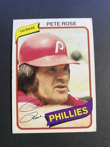 1980 Topps Baseball Pete Rose Philadelphia Phillies Card #540 (a) - Picture 1 of 2