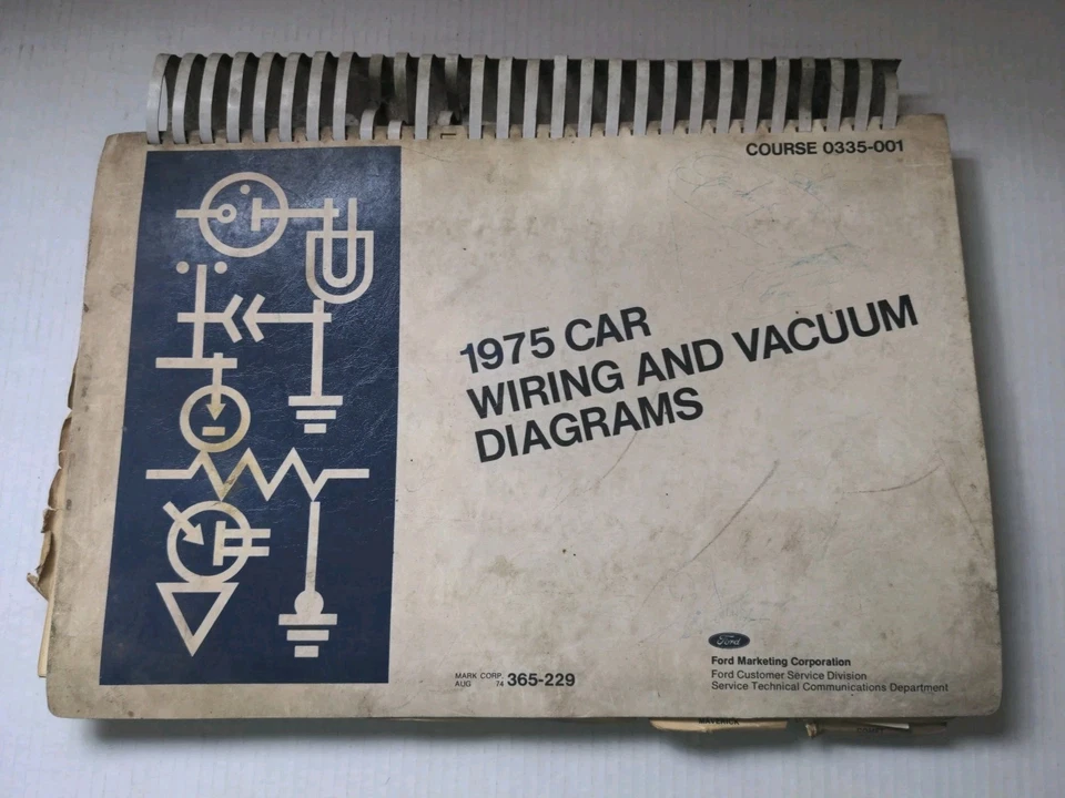 Lincoln Mark IV 1975 4 cuatro diagramas de cableado manual de servicio gran formato Foto 1 de 4