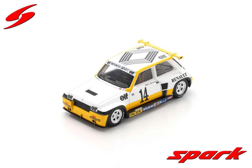 Spark 1/43 Renault R5 Turbo #14 Championnat de France Production 1985 SF173 - Immagine 1 di 1