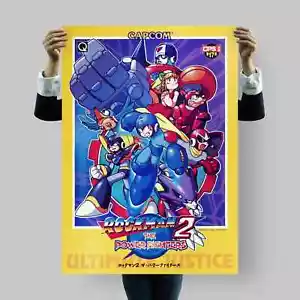 Rockman 2 - The Power Fighters Japan Promo Poster by Capcom • Size B1 - Bild 1 von 6
