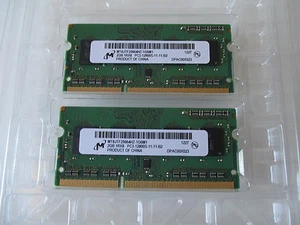 MICRON 4GB (2X2GB) DDR3 PC3-12800 (MT8JTF25664HZ-1G6M1) - Picture 1 of 4