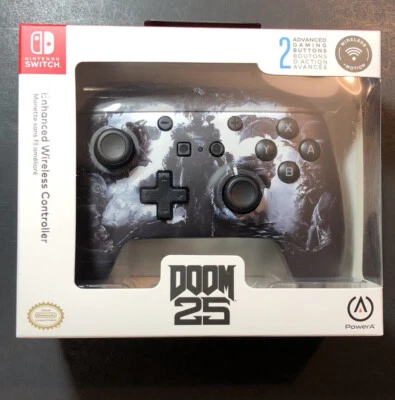 Official Nintendo Switch Enhanced Wireless Controller [ Doom 25 Edition ] NEW - Image 1 of 4