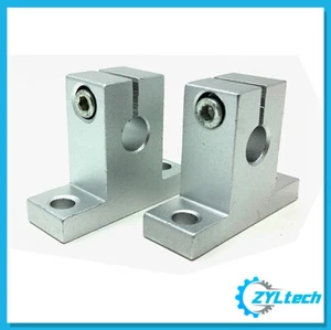2x SK8 8mm Smooth Rod/Shaft Vertical Support - Picture 1 of 4