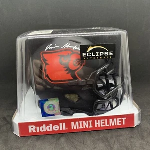 LOUISVILLE CARDINALS JAVIAN HAWKINS SIGNED SPEED ECLIPSE MINI HELMET JSA COA!!!! - Picture 1 of 5