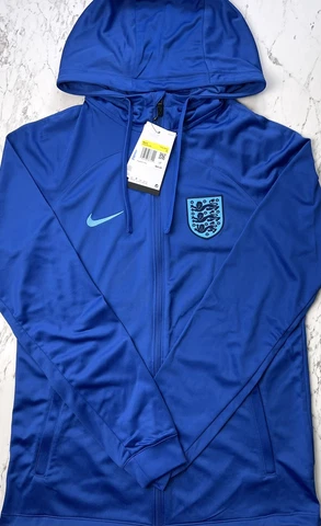 NWT Nike England World Cup 2022 Strike Zip Hoodie Track Jacket Mens Small Cover